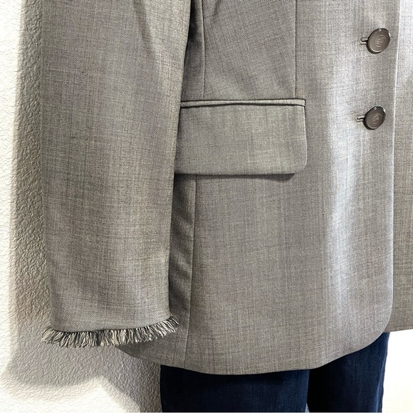 Escada Ermenegildo Zegna Woman 100% New WOOL Blazer Coat Jacket Size: 34 US S - Picture 3 of 16